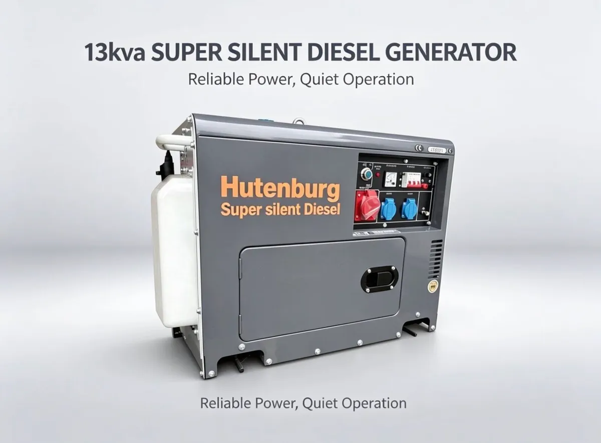 BRAND NEW 13kva SUPER SILENT DIESEL GENERATOR - Image 1