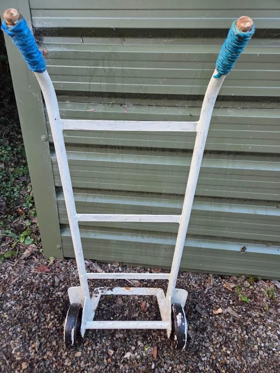 Vintage Cast Iron Goods / Sack Trolley - Image 2