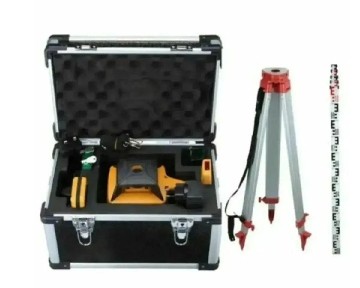 Rotary Laser Level Green Self Levelling Kit - Image 1