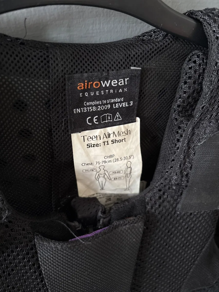 AiroWear Teen AirMesh Equestrian Body Protector - Image 2