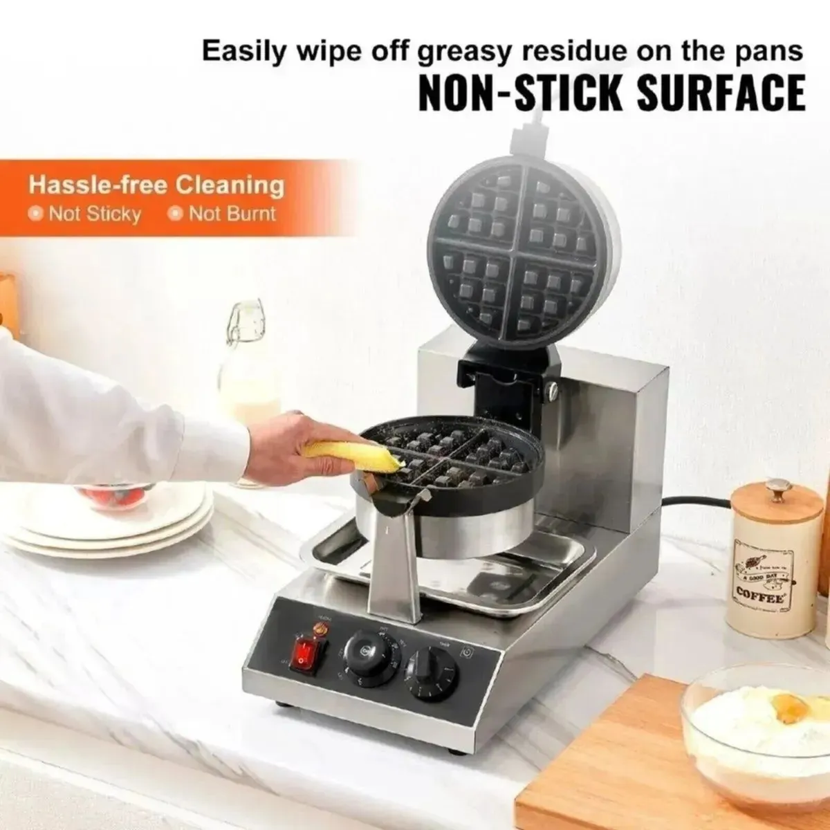 Donut Maker Waffle & Donut Commercial Maker - Image 4