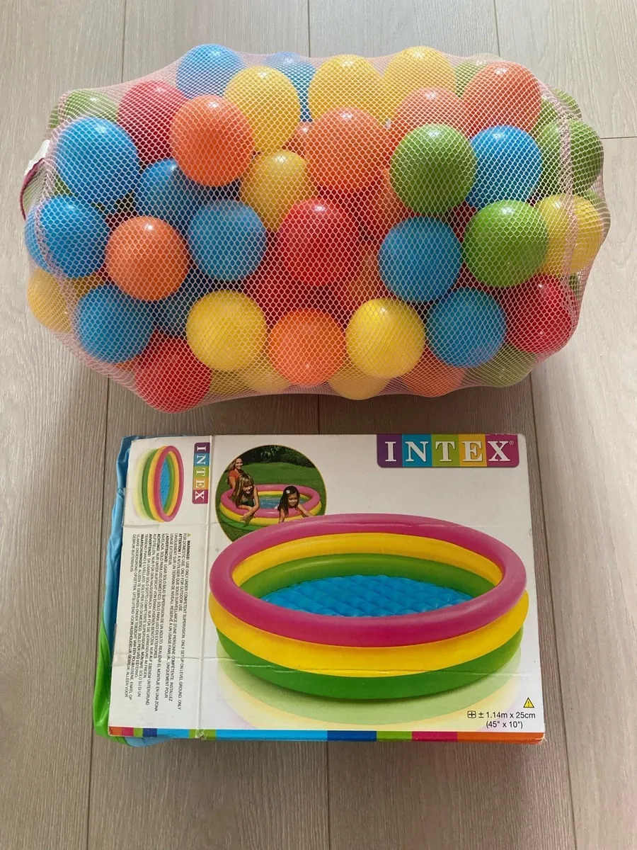Swimming pool and balls