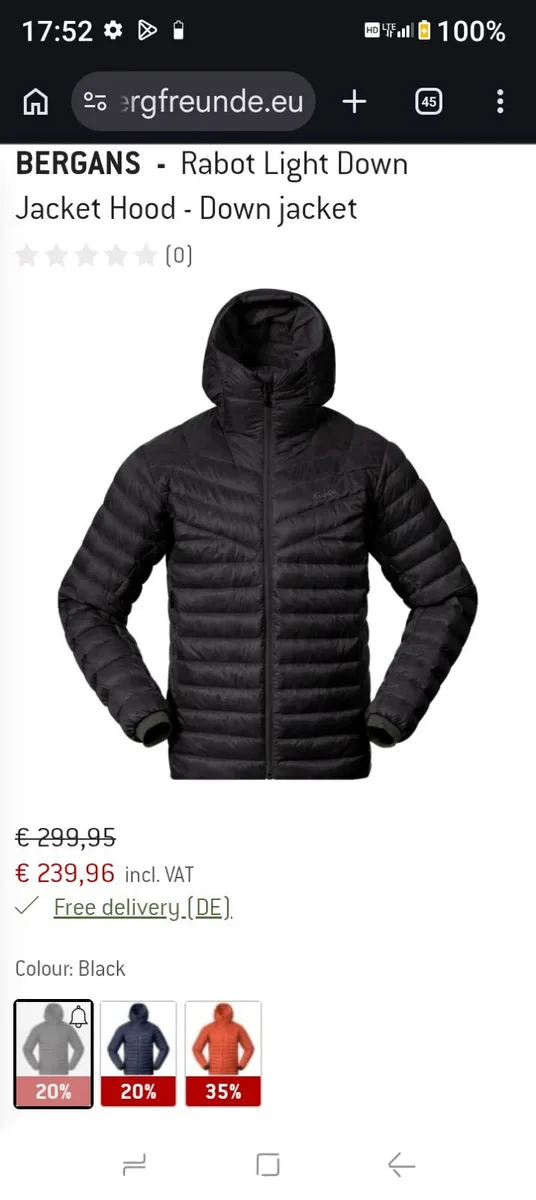 Light weight down jacket - Image 1