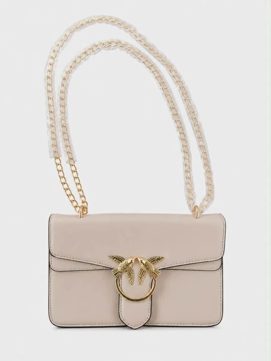 Elegant beige women's handbag - Image 1