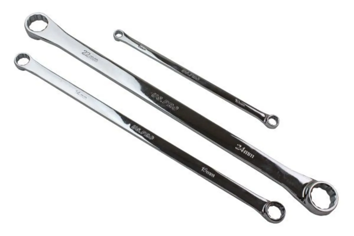 🔧 7 Piece Double End Ring Aviation Spanner Set - Image 3