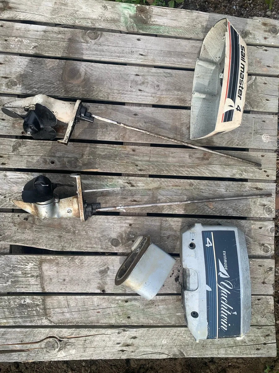 Johnson and evinrude 4hp lower units (longshaft) - Image 1