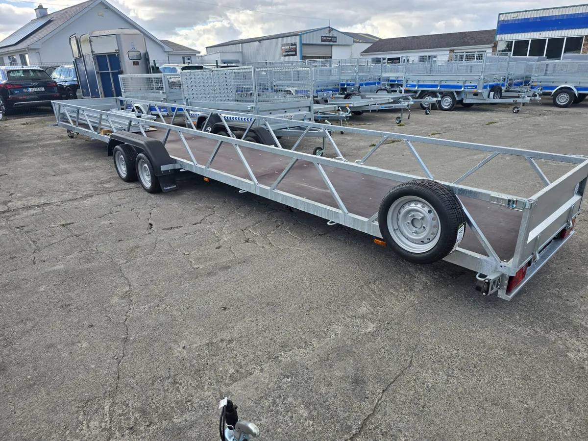 Trailer for transporting sliding gates - Image 1