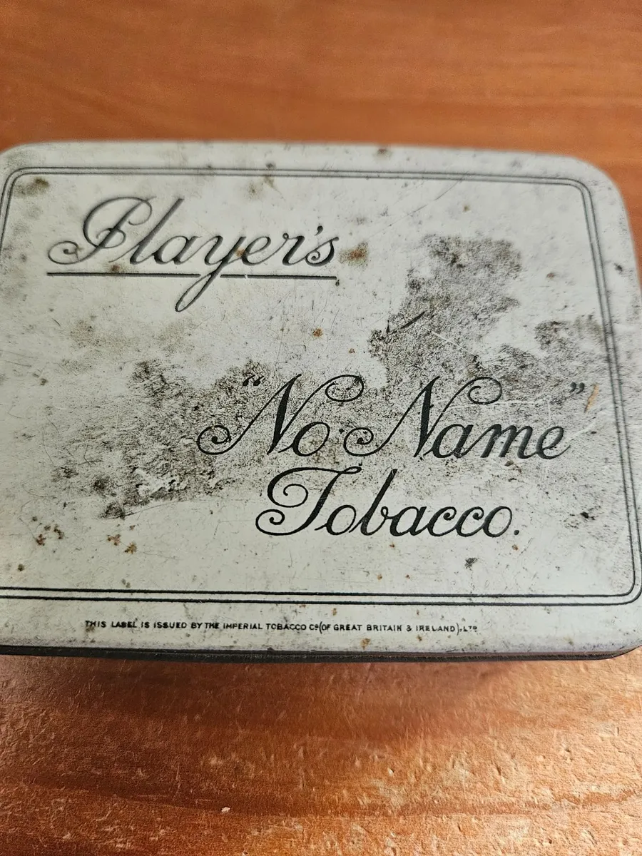 Vintage Players No Name Tobacco Tin - Image 3