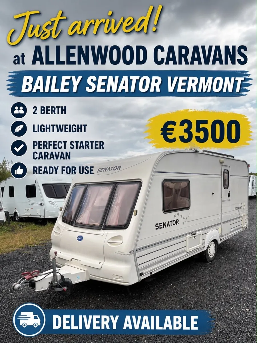 Bailey Senator 2/3 berth caravan for sale - Image 1