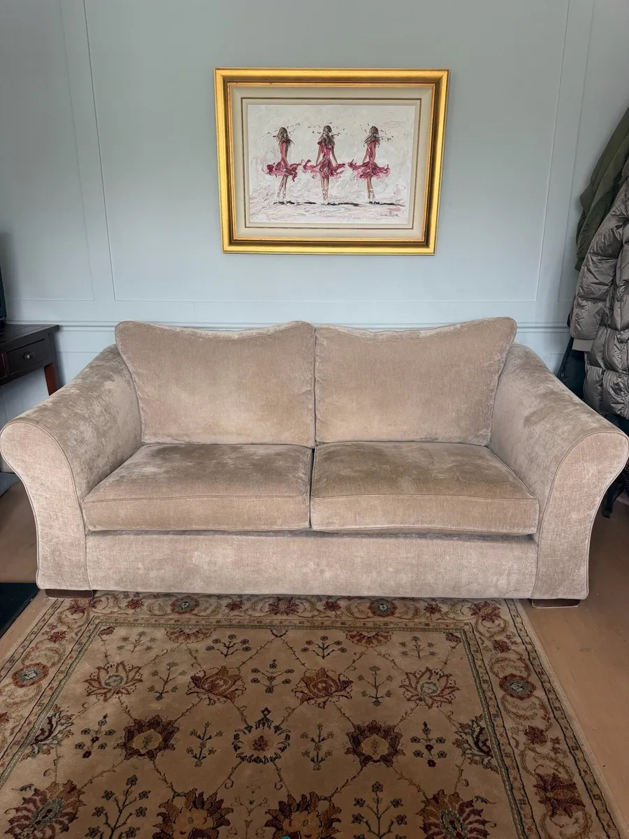 3 seater sofa & armchair - Image 1