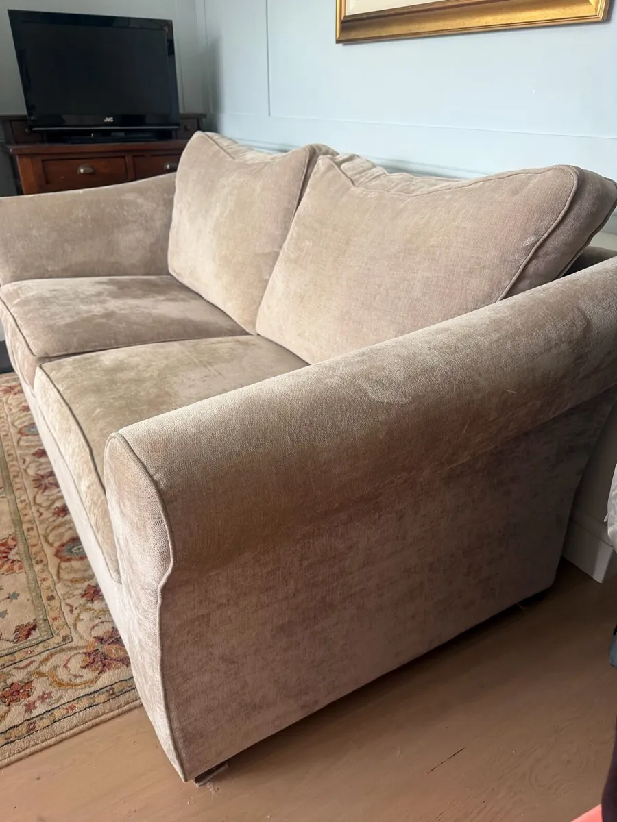 3 seater sofa & armchair - Image 2