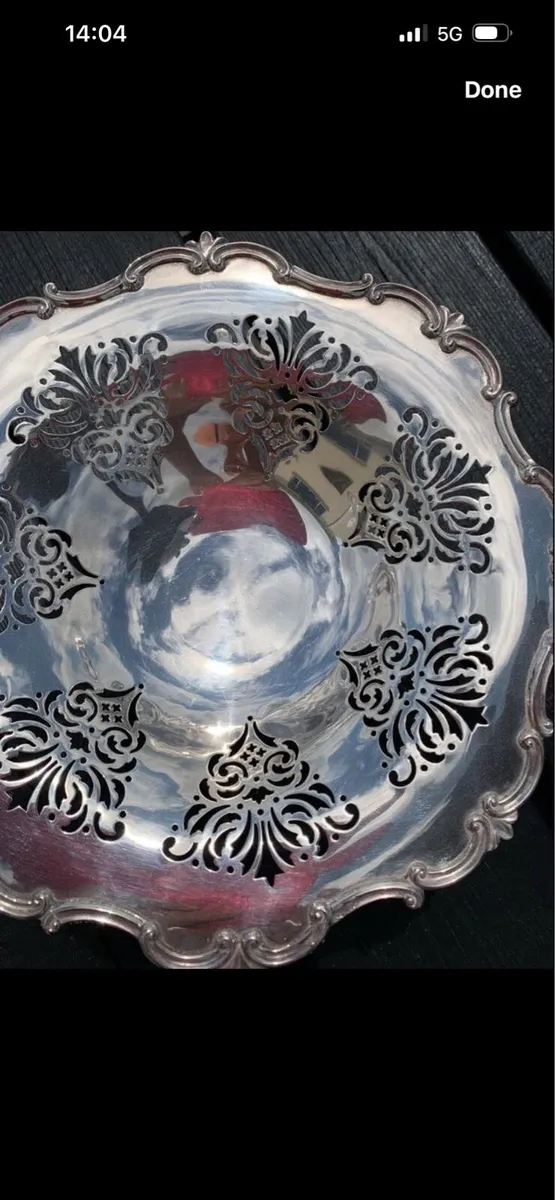 Silver Bon Bon dish - Image 1
