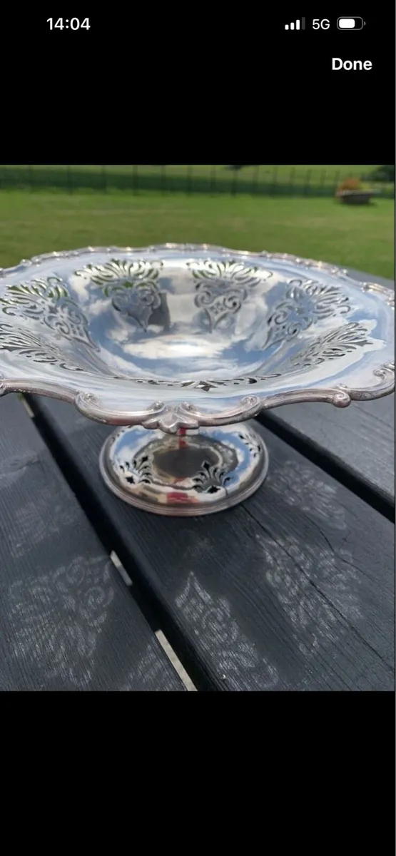 Silver Bon Bon dish - Image 2