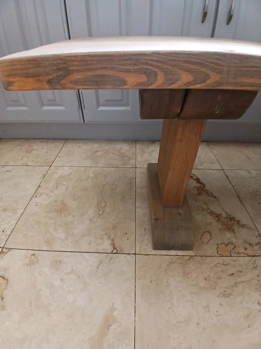 Solid Wood Bench - Image 2