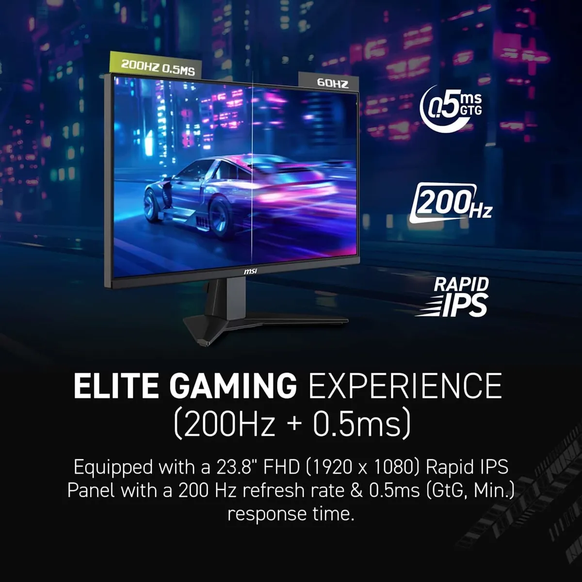 NEW MSI 27” gaming monitor 200HZ 0.5MS - Image 3