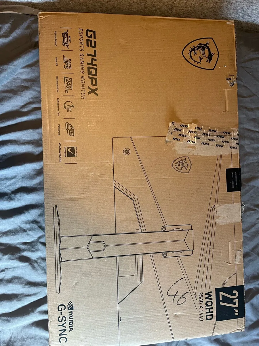 NEW MSI 27” gaming monitor 200HZ 0.5MS - Image 4