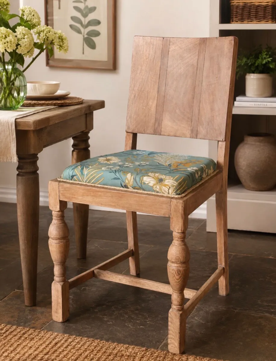 Rustic farmhouse chair - Image 1