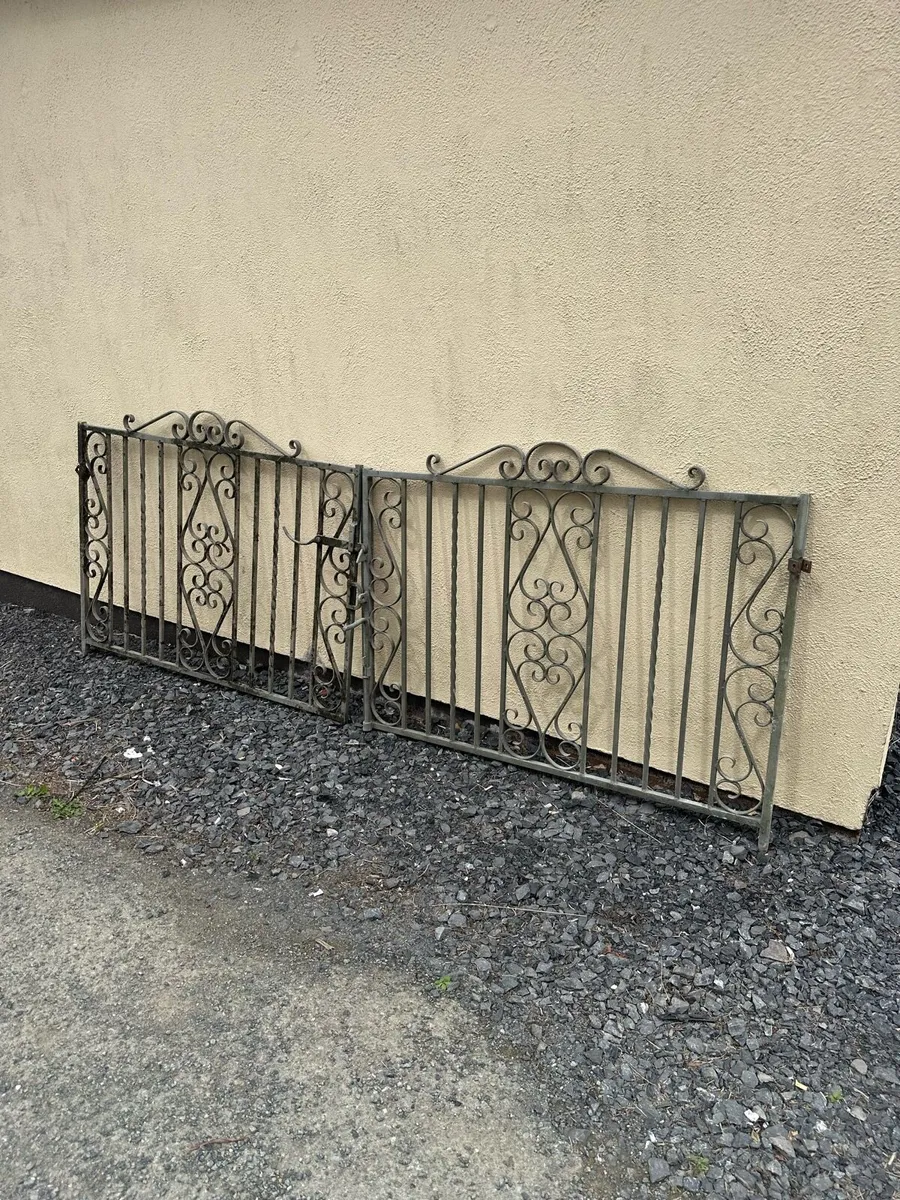 Galvanised steel garden gates - Image 1
