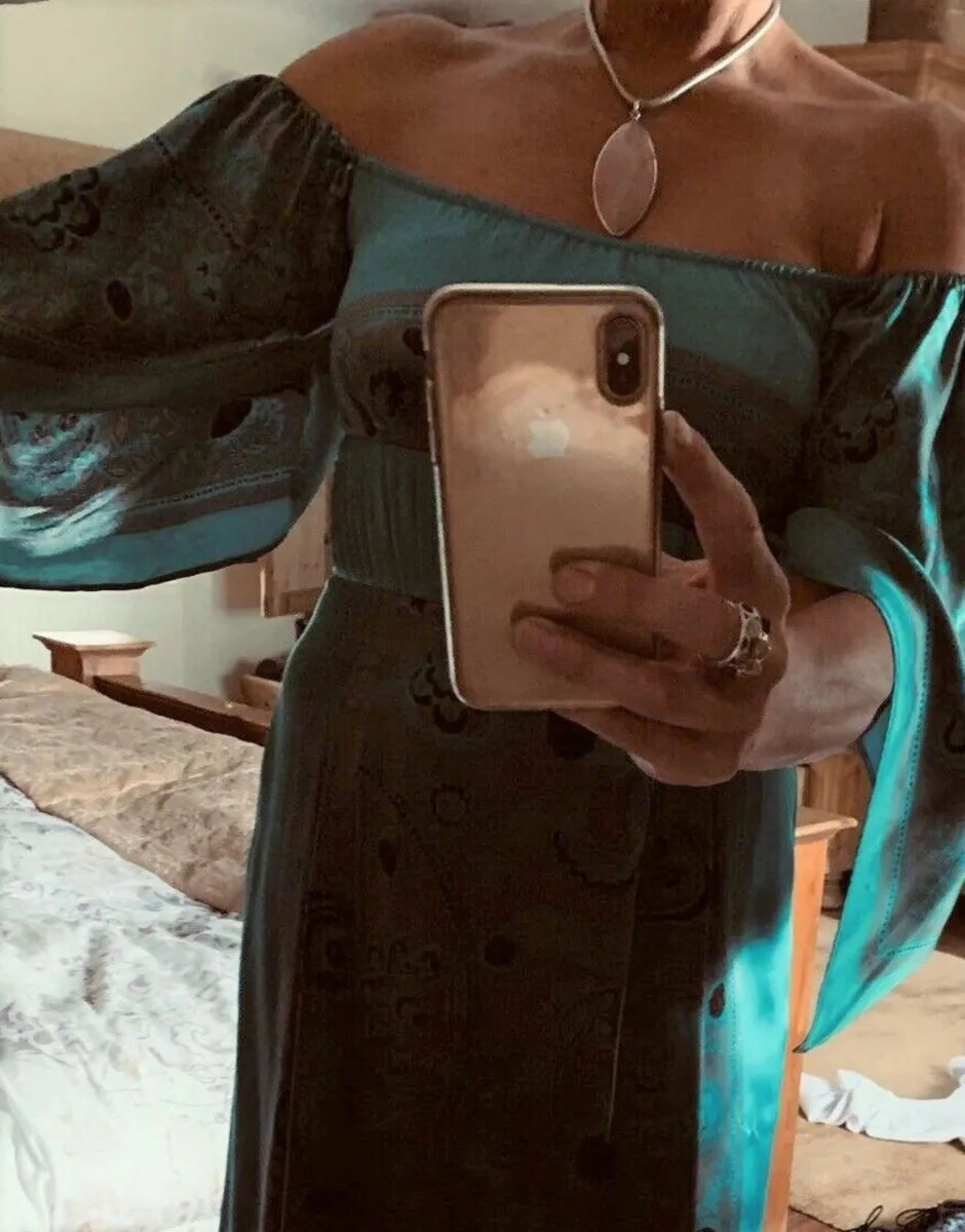 RARE BNWT Karen Millen Paisley Silk Maxi Dress - Image 2