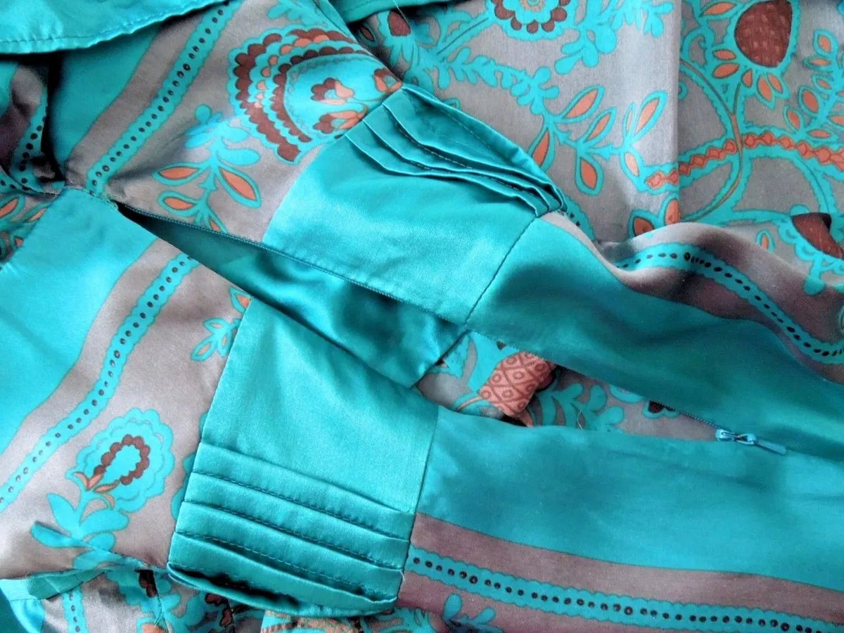 RARE BNWT Karen Millen Paisley Silk Maxi Dress - Image 3
