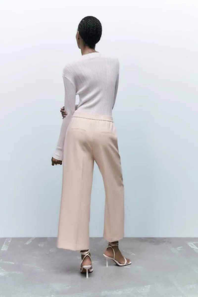 New Without Tags Zara Cropped Culottes - Image 4