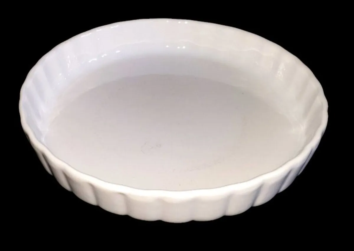 Vintage Harrods White Porcelain Quiche & Flan Dish - Image 4