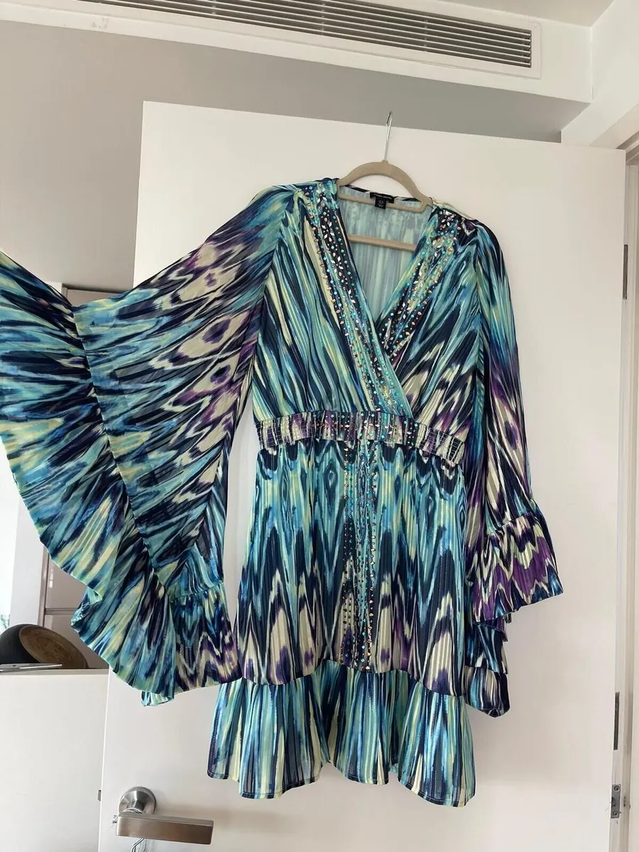 New With Tags Karen Millen Tie Dye Dress - Image 4