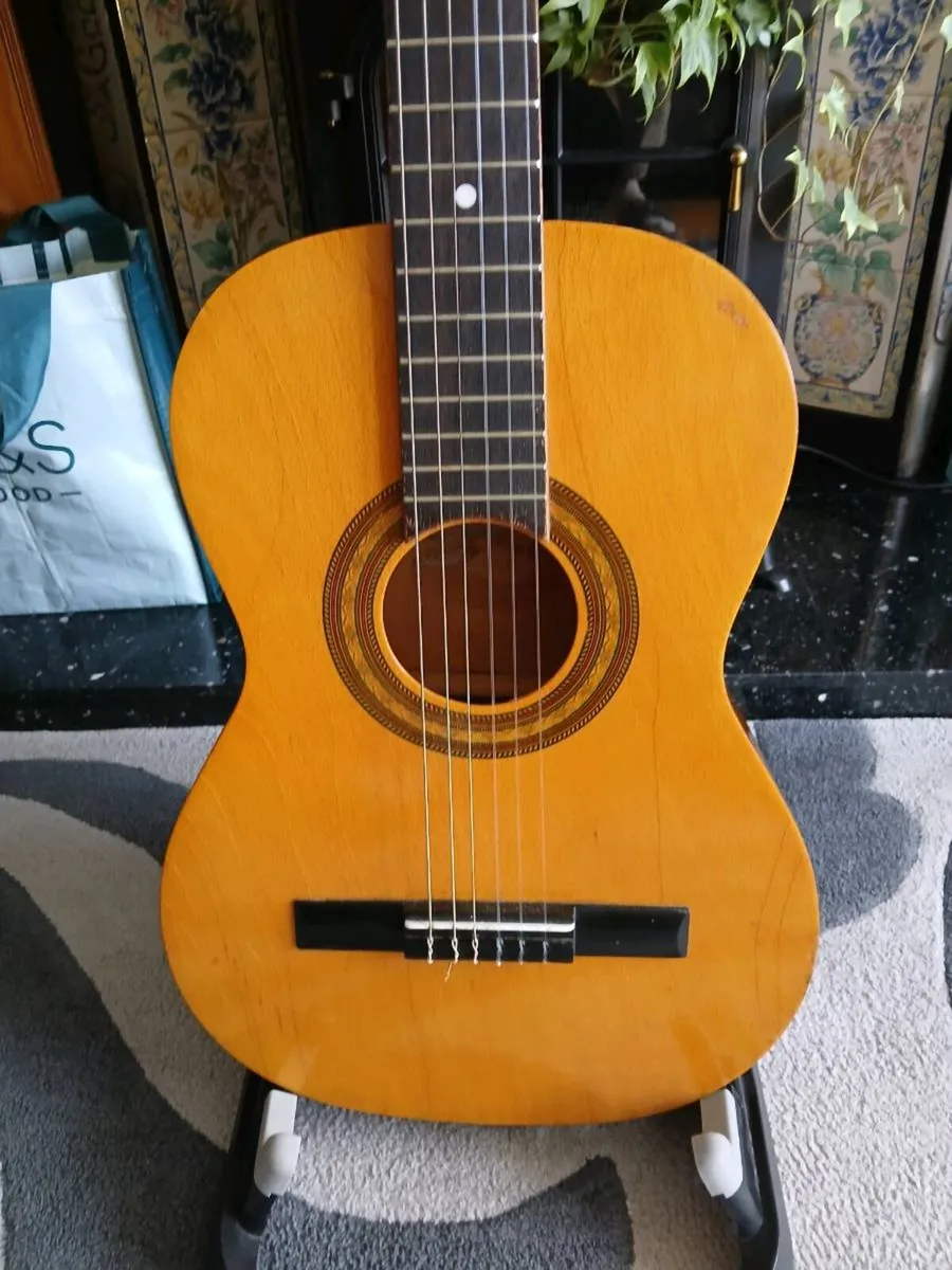 Vintage era Hondo Classical Guitar - Image 2