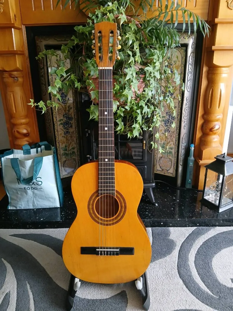Vintage era Hondo Classical Guitar - Image 1