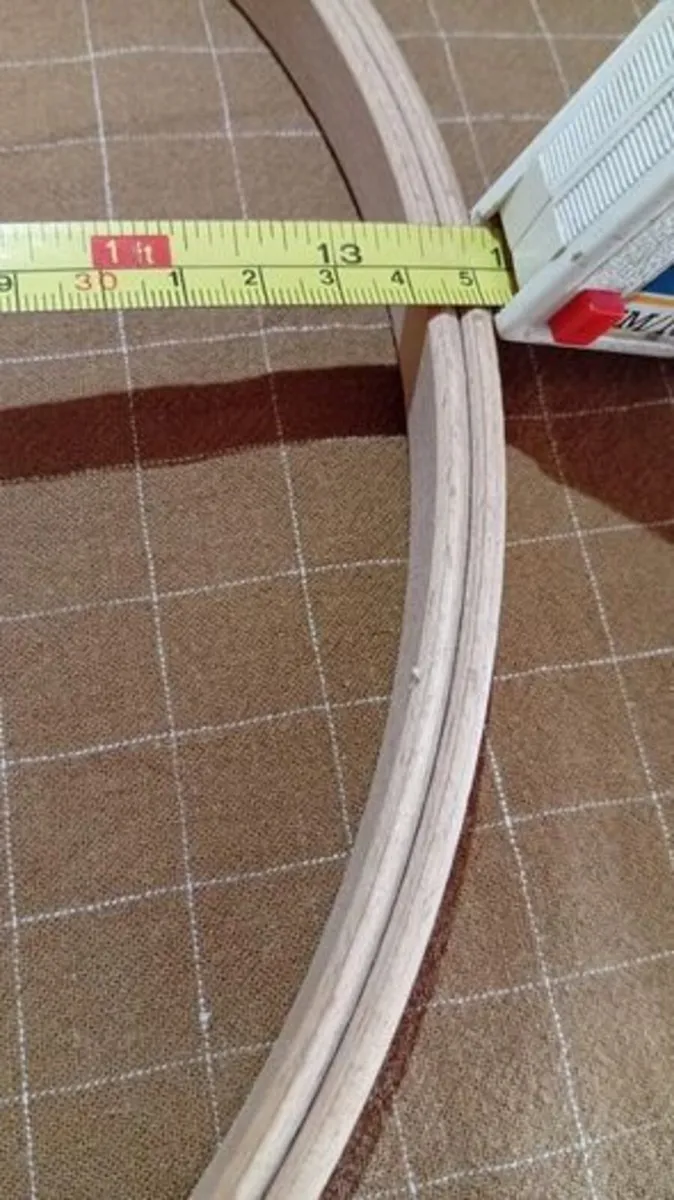 Large Wooden Embroidery Hoop 35cm - Image 4