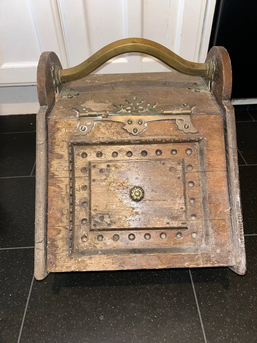 Hall Table & Coal bucket - Image 2