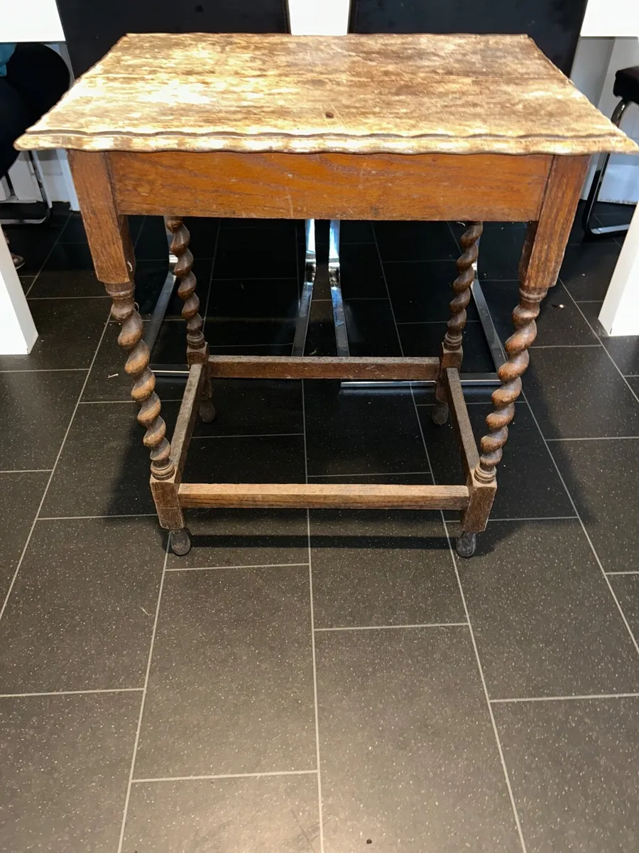 Hall Table & Coal bucket - Image 1