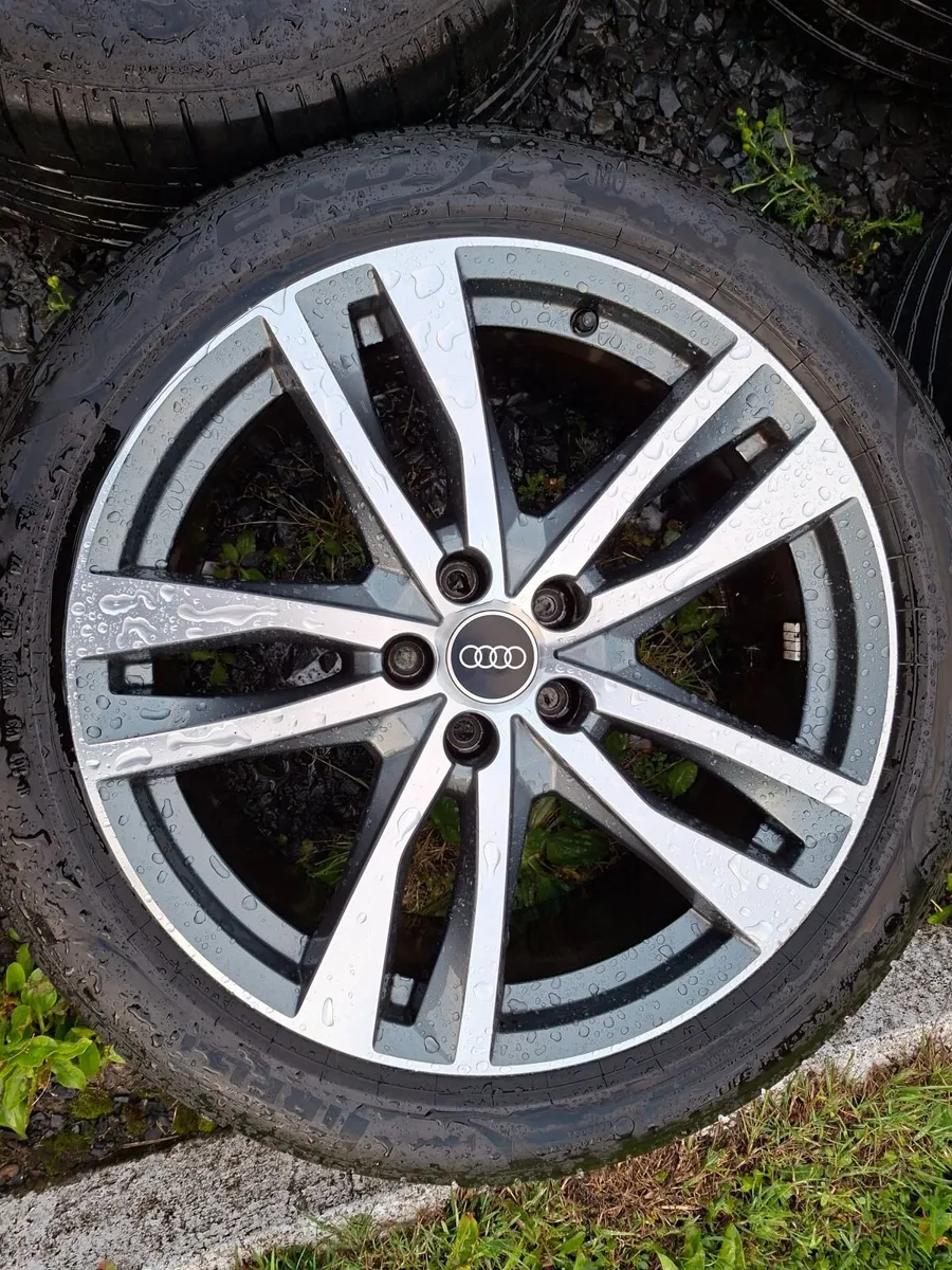 19" Genuine Audi A6 S Line Alloys with tyres - Image 1