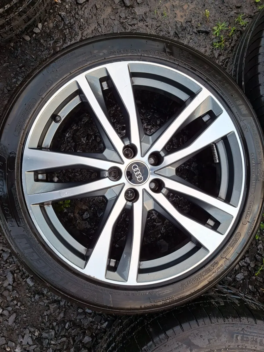 19" Genuine Audi A6 S Line Alloys with tyres - Image 2
