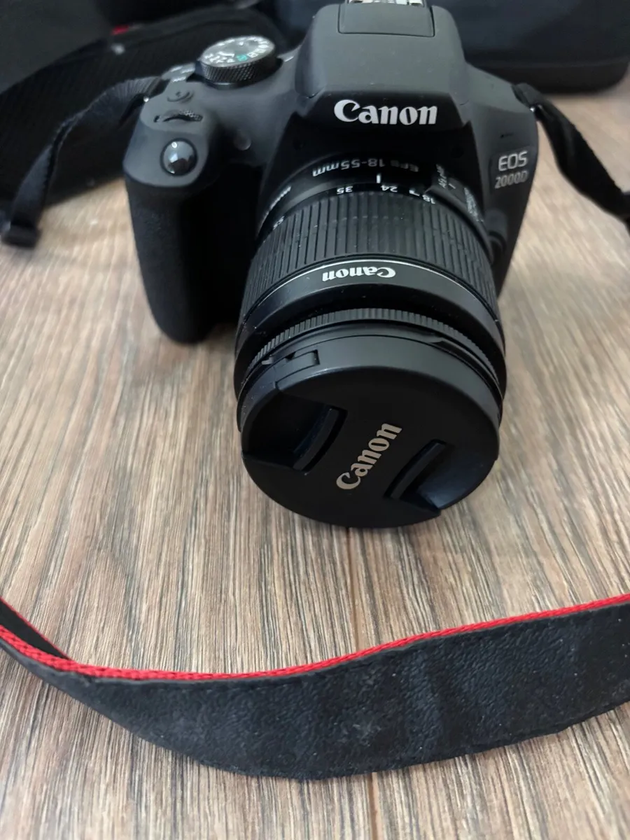 Canon EOS 2000D Camera + EF-S 18-55mm IS II Lens - Image 1
