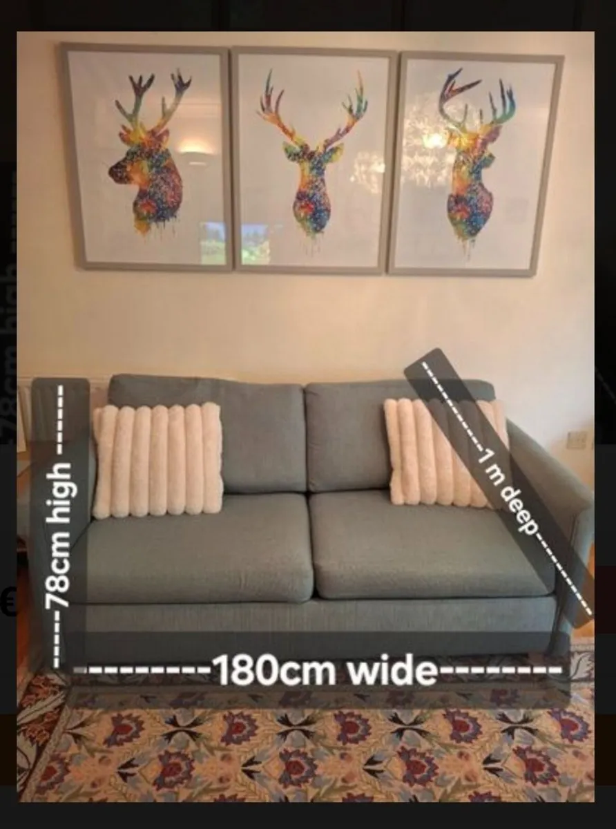 Sofa Bed and Matching Armchair - Image 1