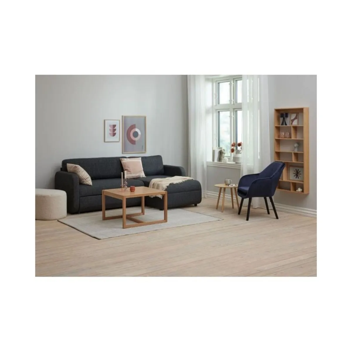 Rug SVARTAKS 140x200 white/grey - Image 3