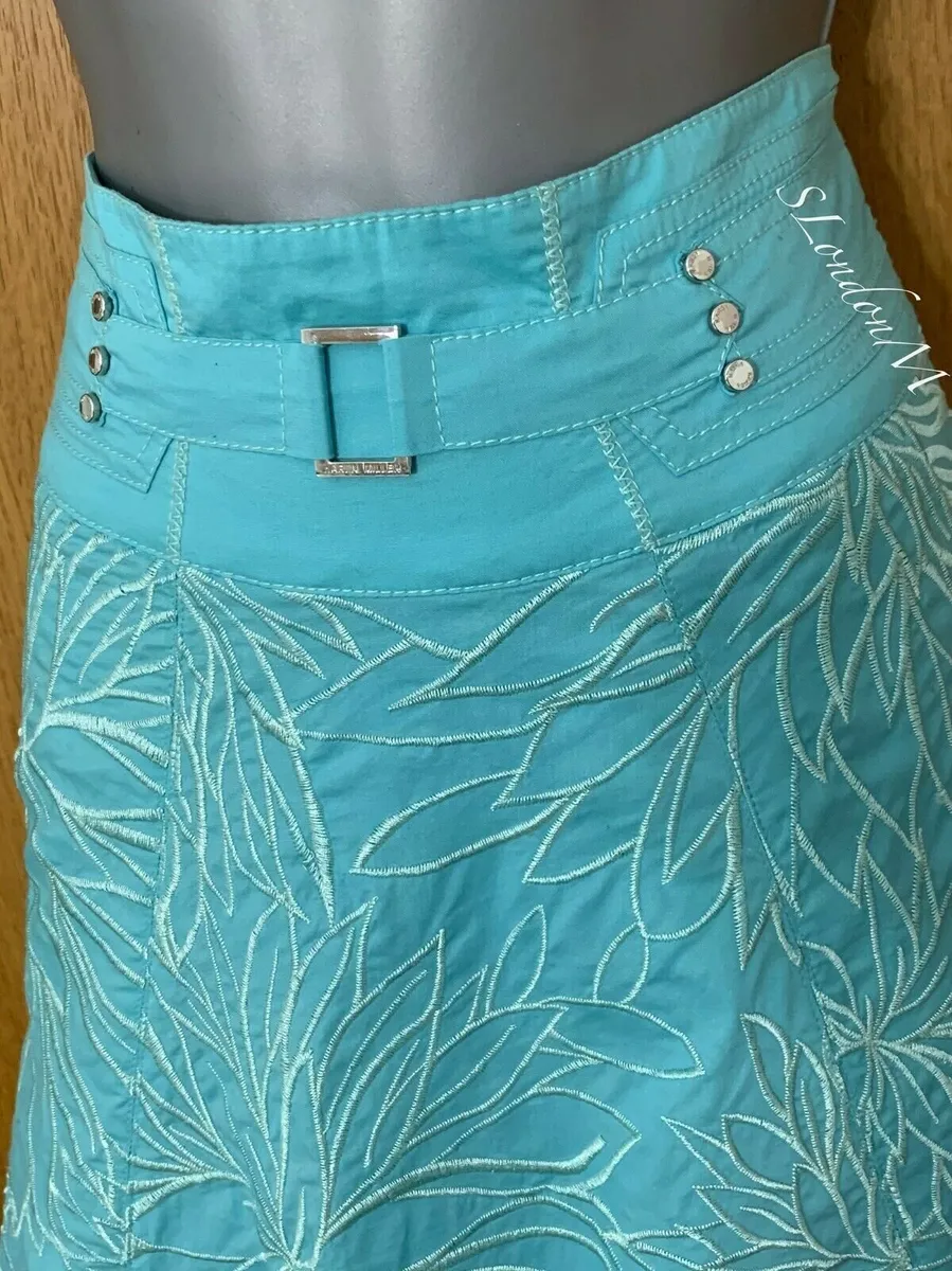Karen Millen Embroidered A-Line Skirt - Image 4