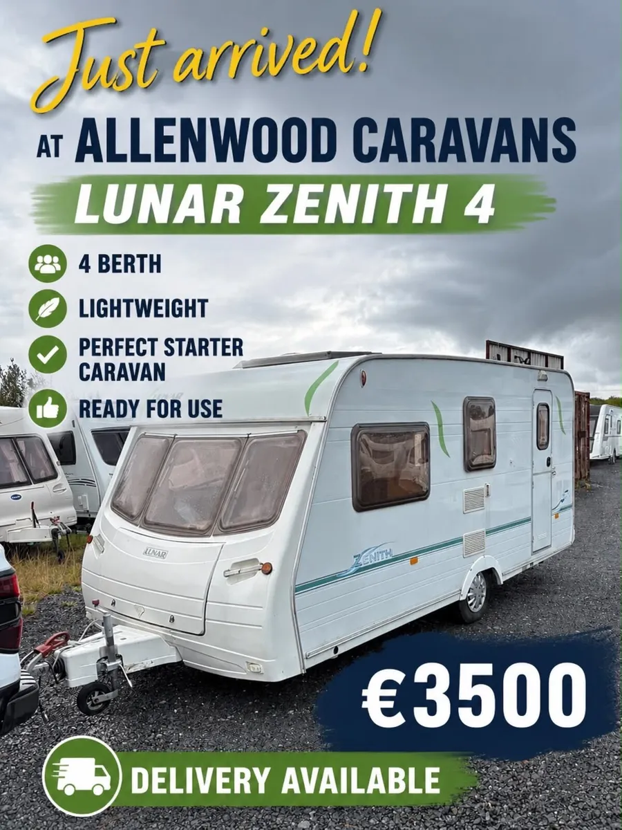 Lunar Zenith 4 Berth Caravan For Sale - Image 1