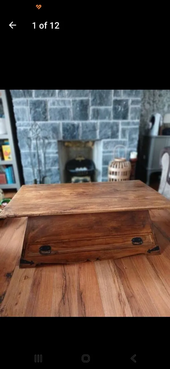 Coffee table with storage - Image 1