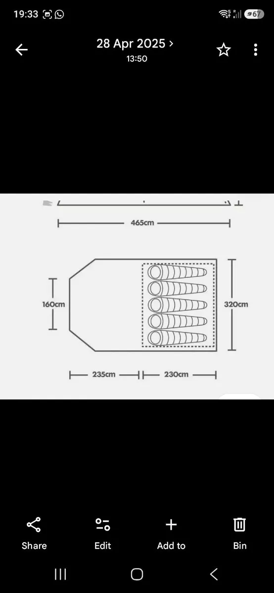 5 man tunnel tent - Image 4