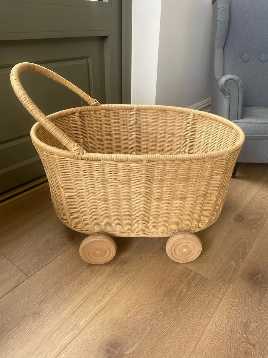 Zara Kids Rattan Trolley - Image 1
