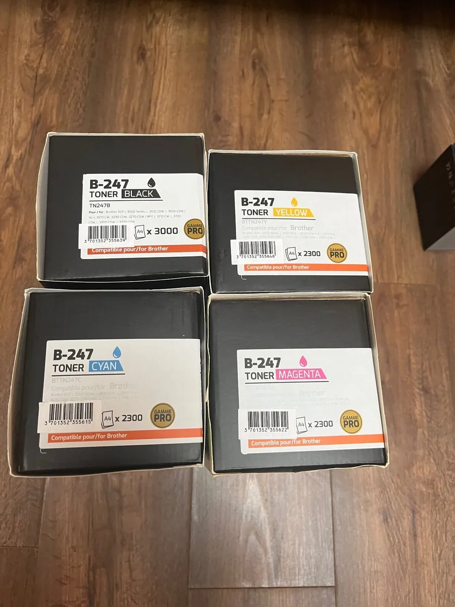 Set of Compatible Brother TN-247 Colour Toners