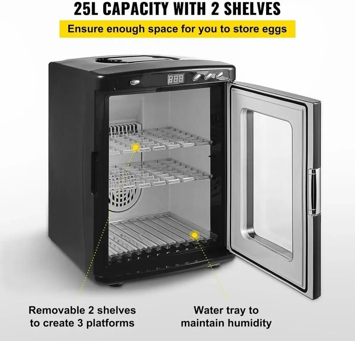 Reptile Incubator 25L Digital Temperature Control - Image 4