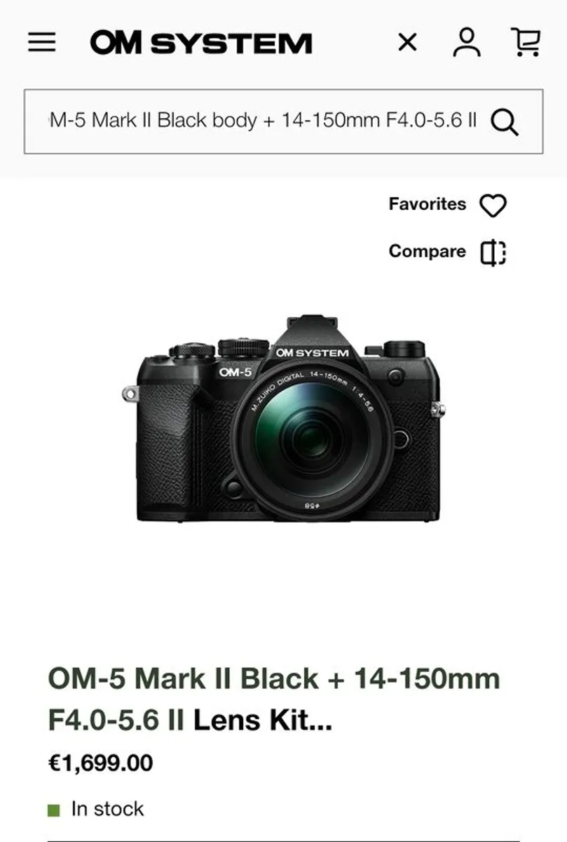 Mirrorless Camera and lens - Image 3