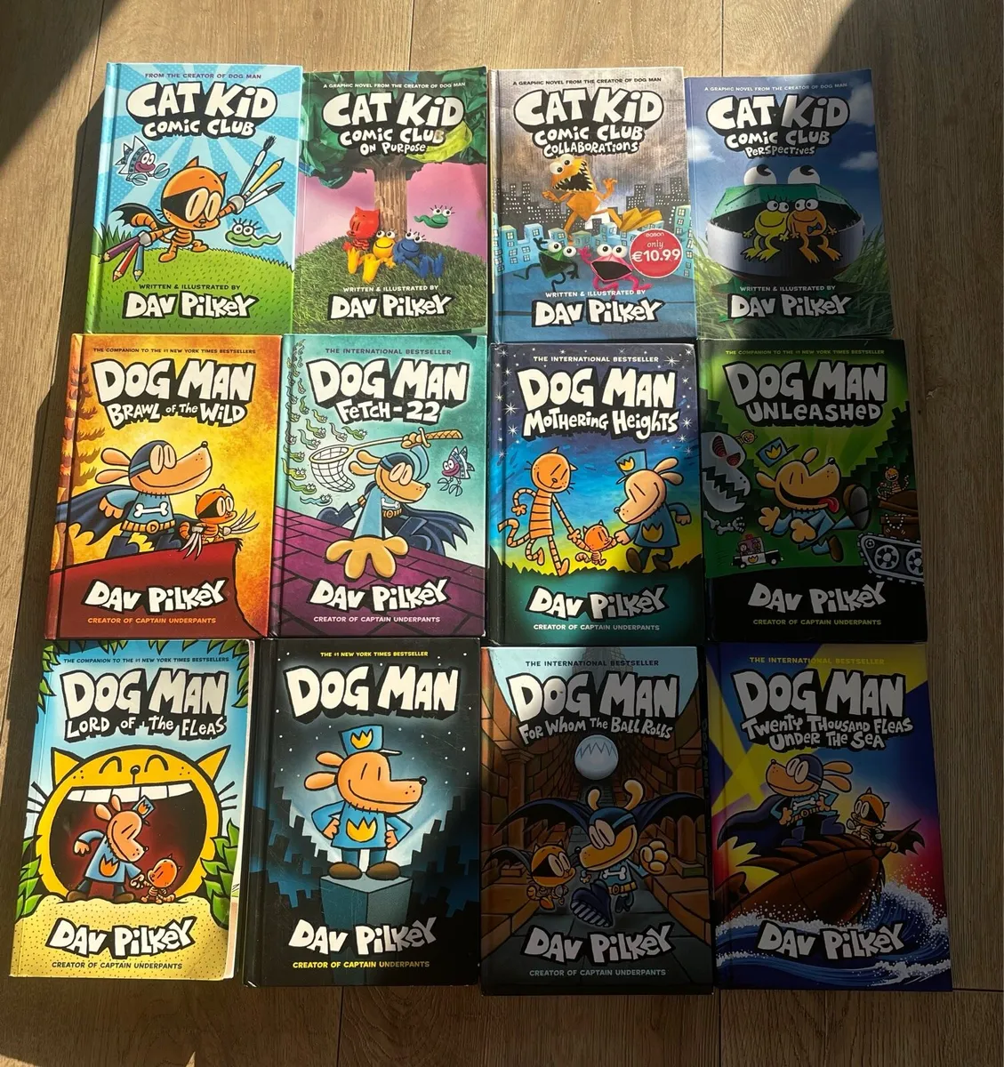 Dog Man + Cat Kid book collection