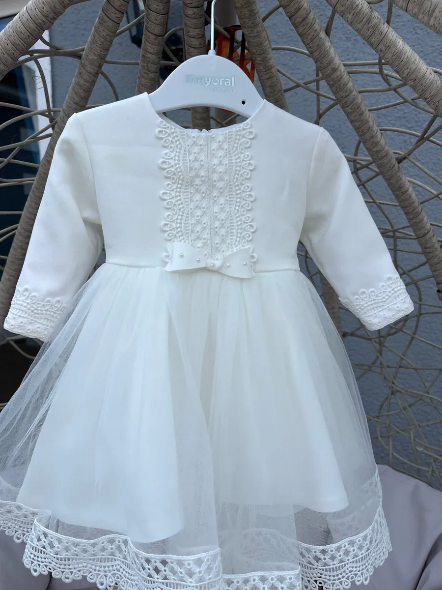 Ivory christening dress - Image 2