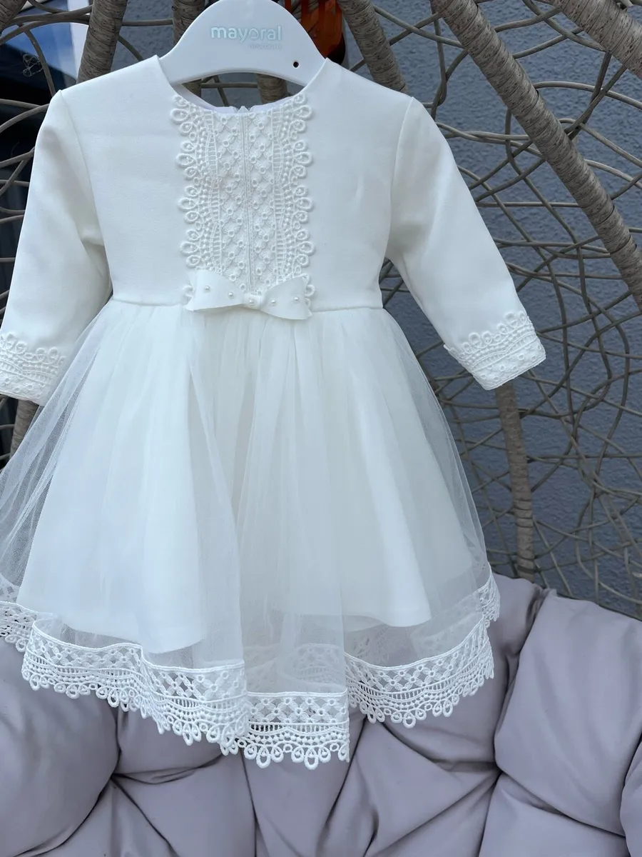 Ivory christening dress - Image 3