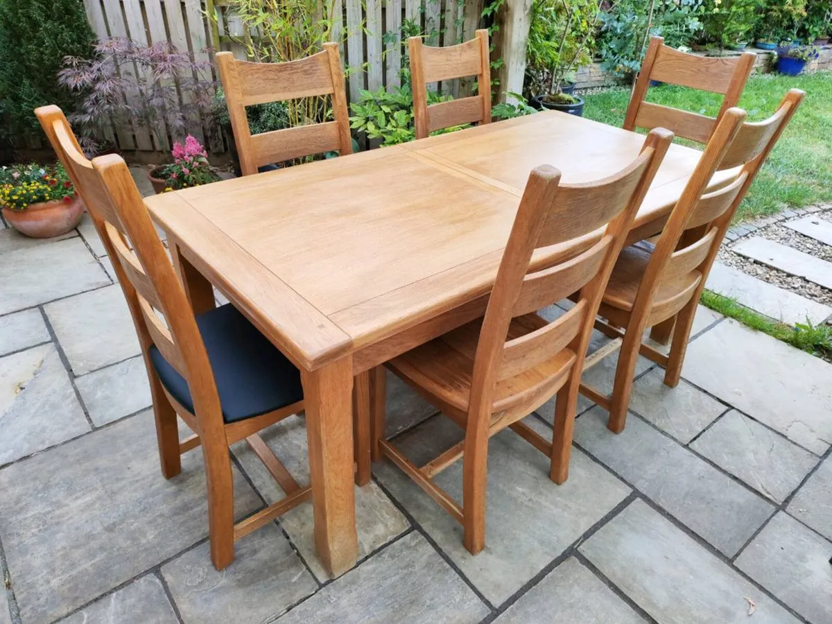Extendable kitchen dining table - Image 2