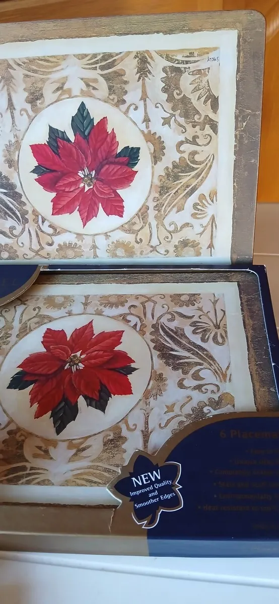Set of Pimpernel Place mats & Coasters - Image 3